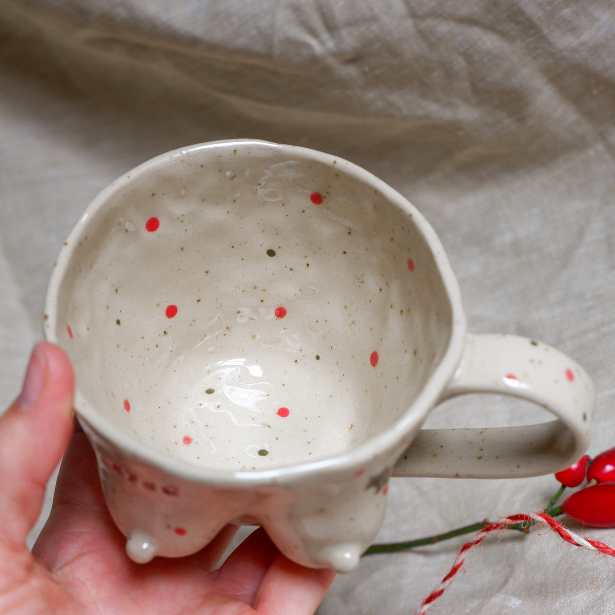 merry&unbothered - holly Mug