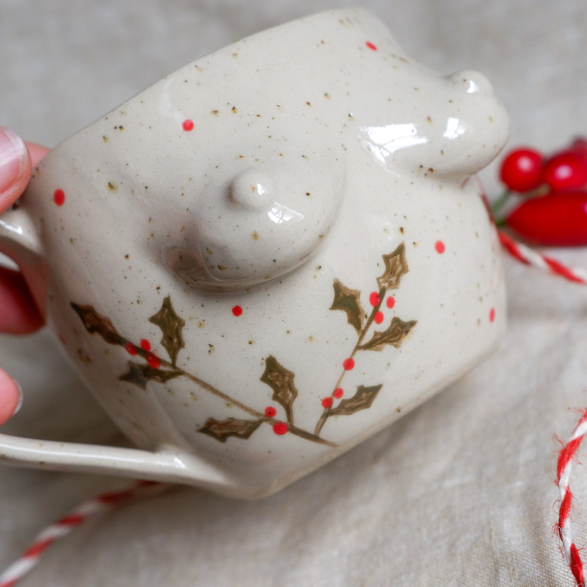 Winter Holly Mug