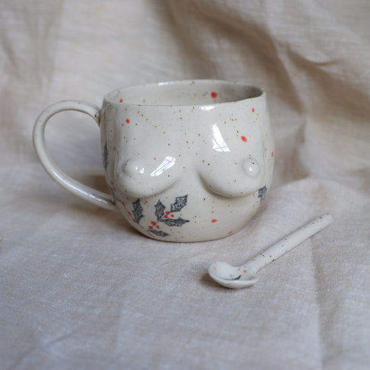 Christmas mug & spoon set