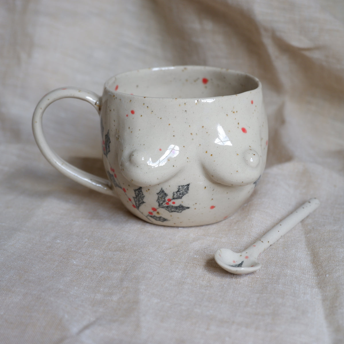 Christmas mug & spoon set
