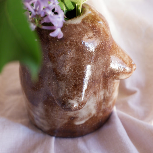 Sculptural Woman in Brown