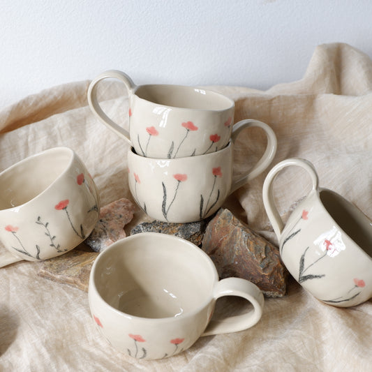 Poppy Flowers Mug