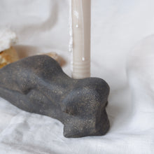 Load image into Gallery viewer, Handmade Ceramic Sculpture with a Candle Holder
