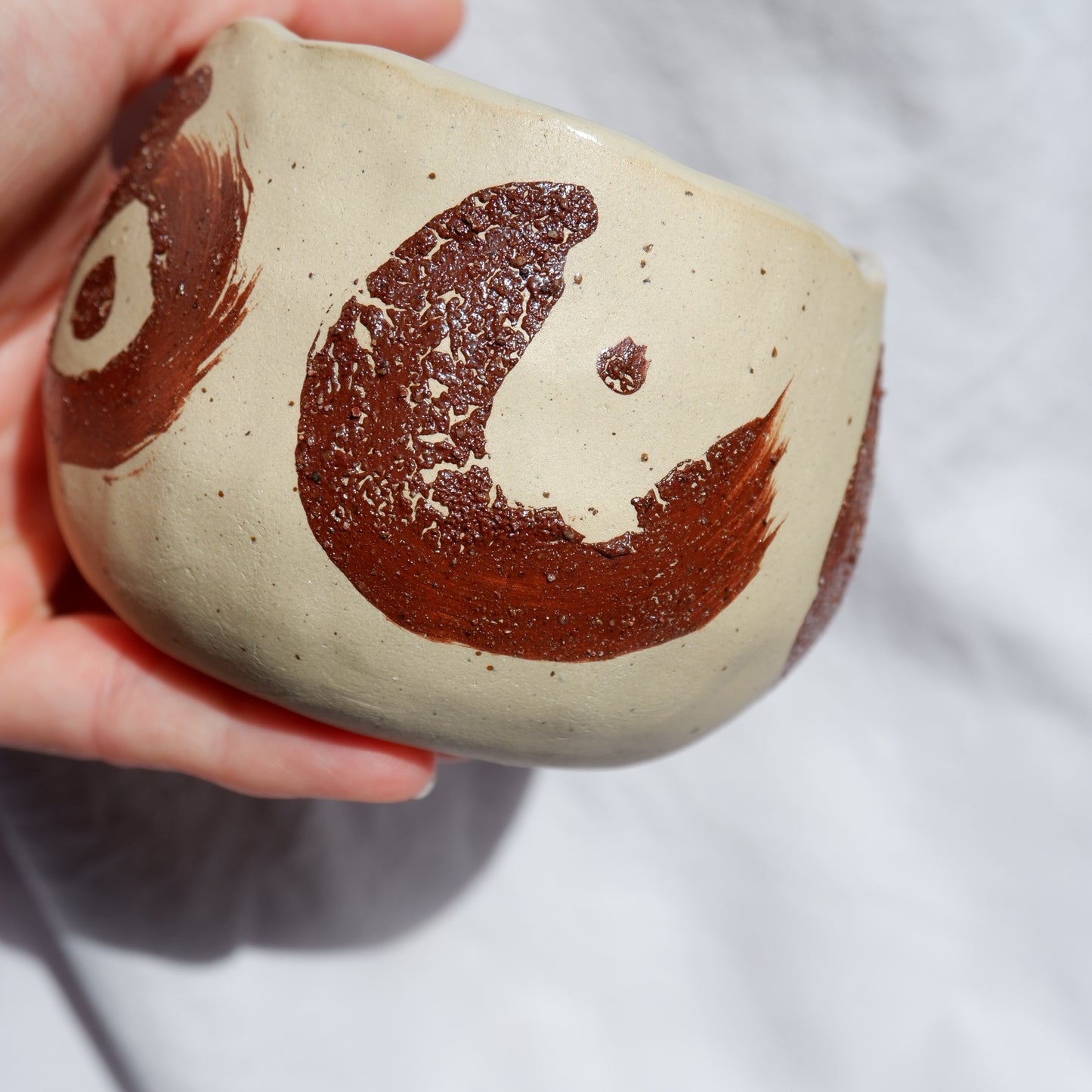 Ceremonial cups decorated with wild clay