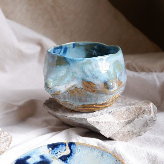 Ocean Collection / carved waves mug