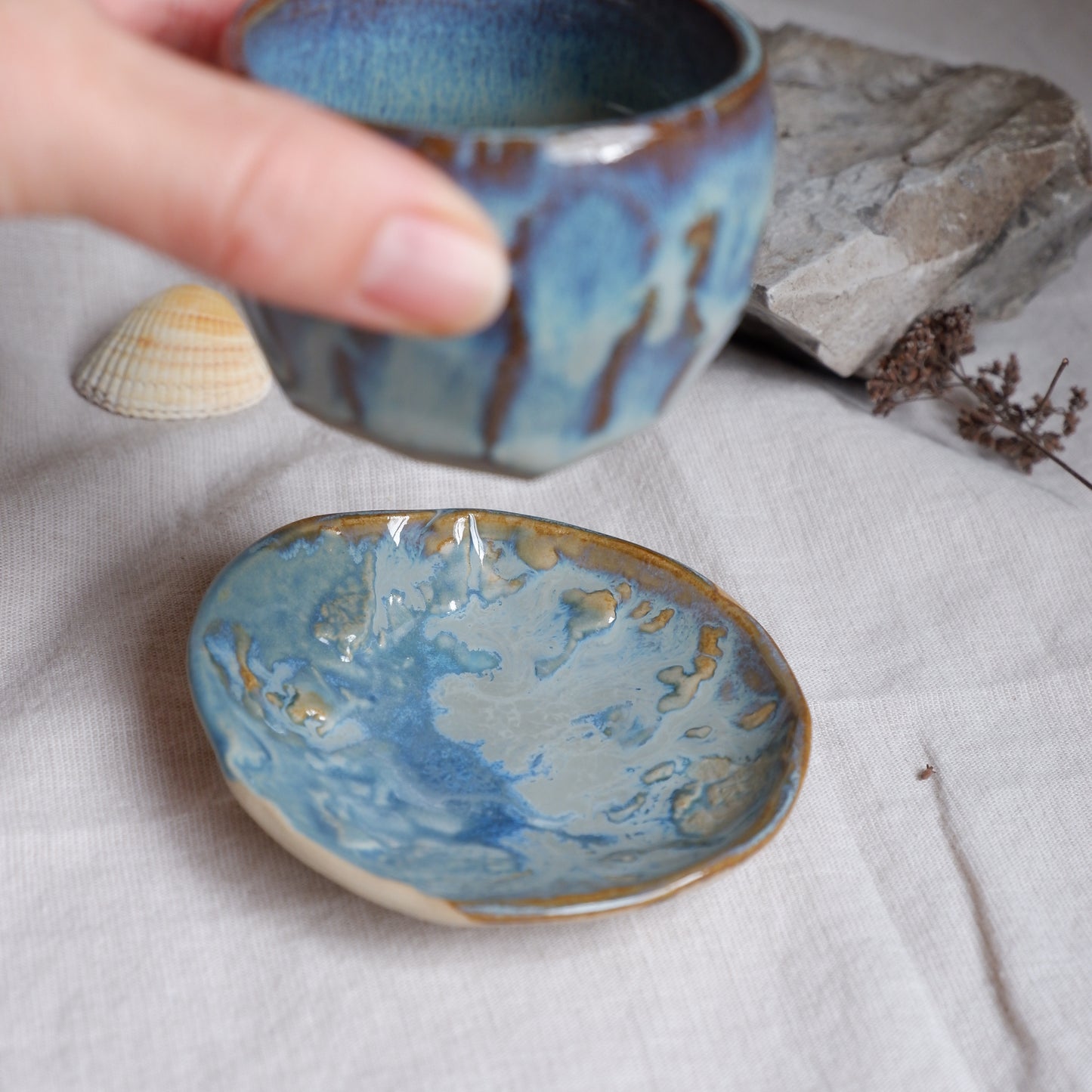 Ocean Collection / Small ceramic dish