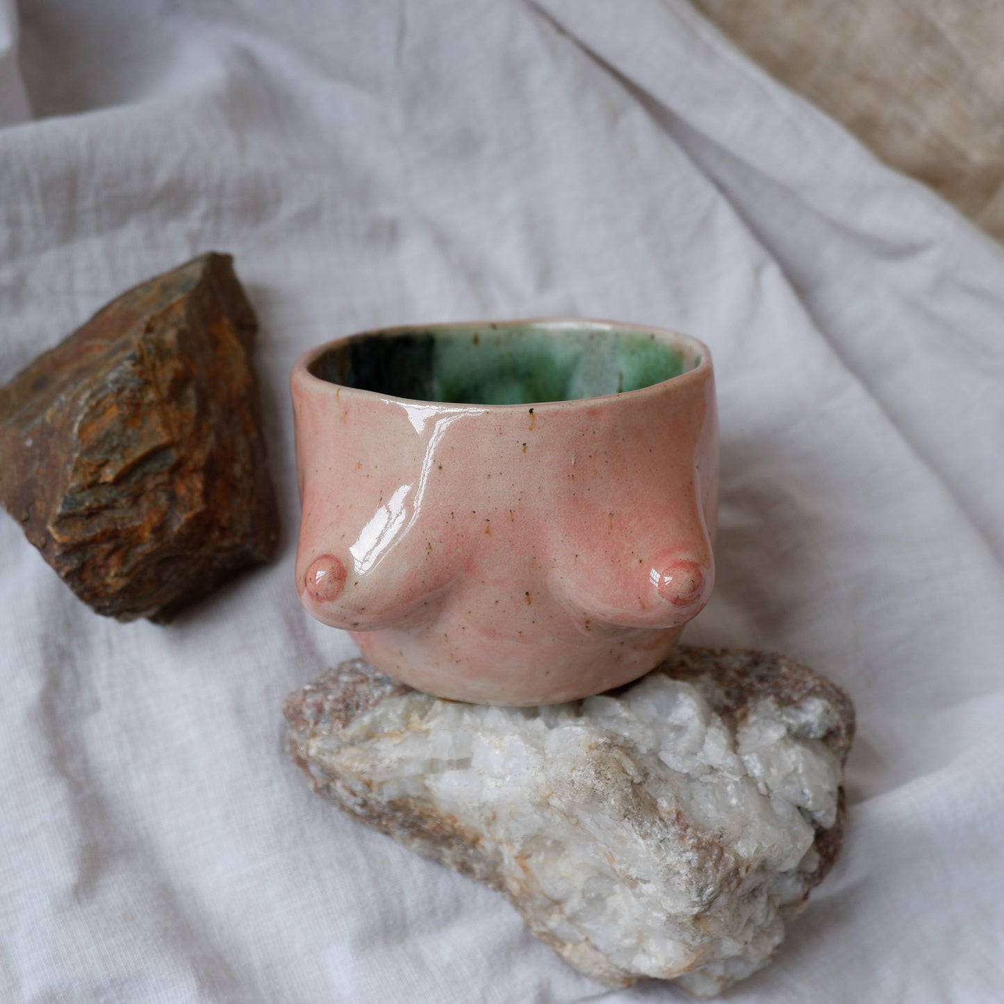 Rosy Green Mug