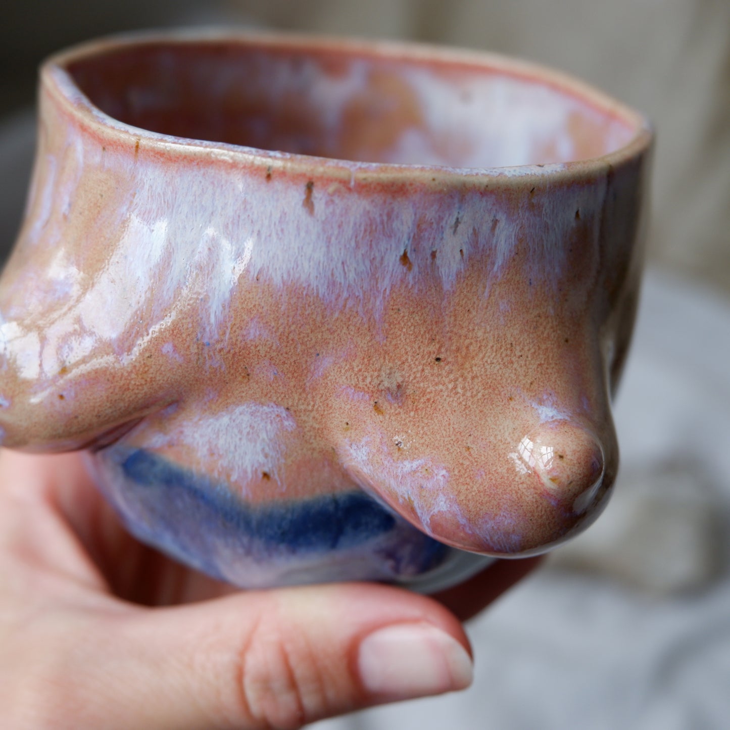 Rosy Blue Mug