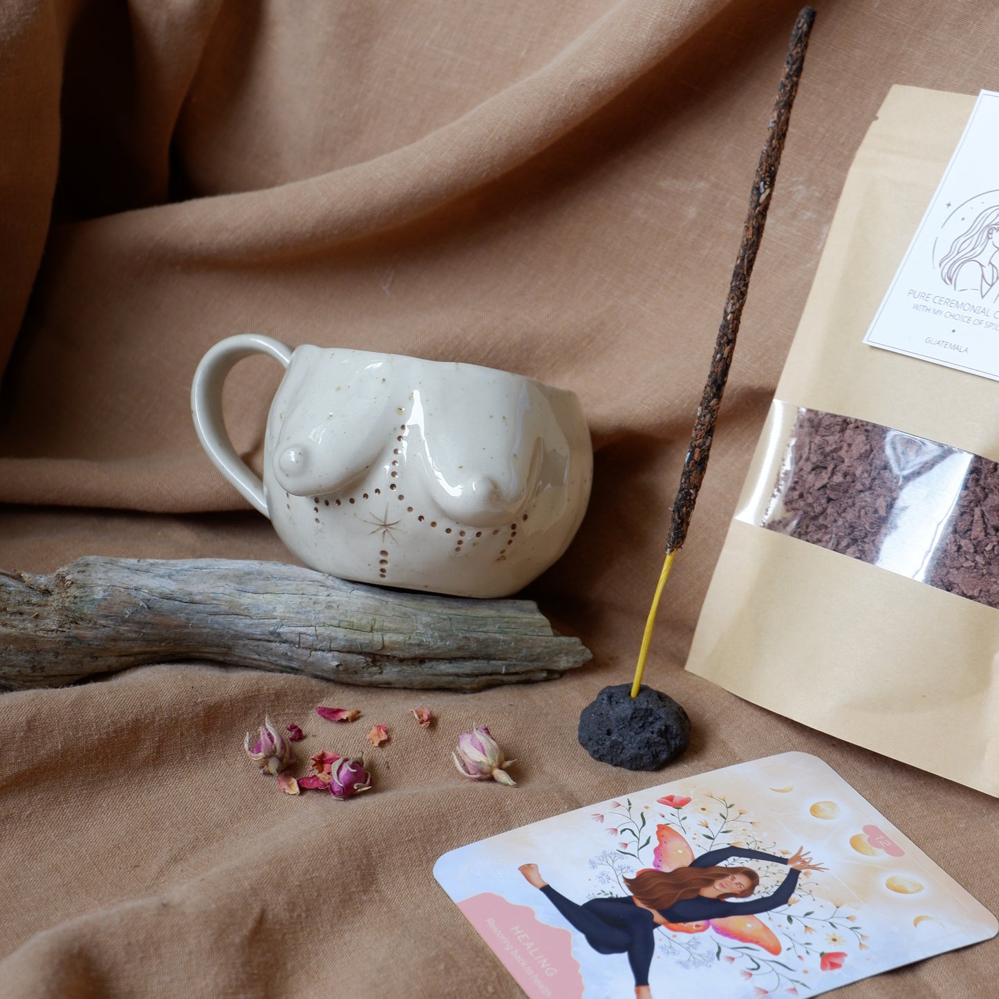 Self love ritual box (beige mug)