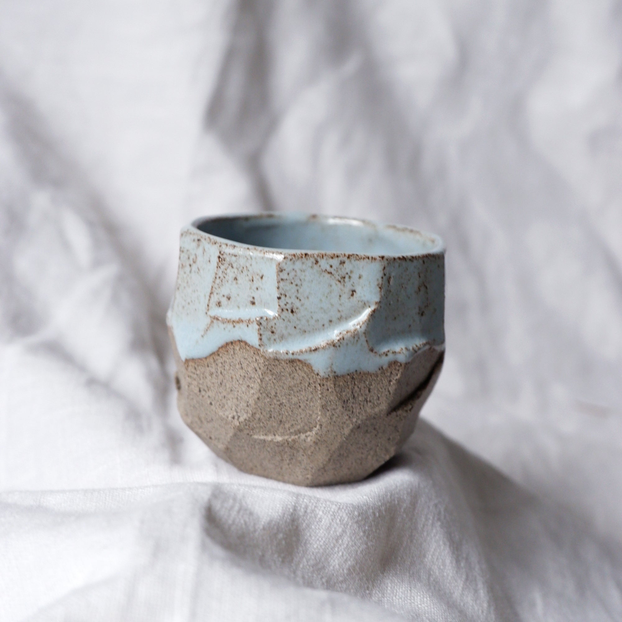 Ourea cups made from gray clay