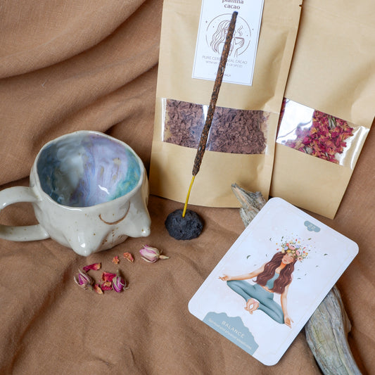 Self love ritual box (beige mug)