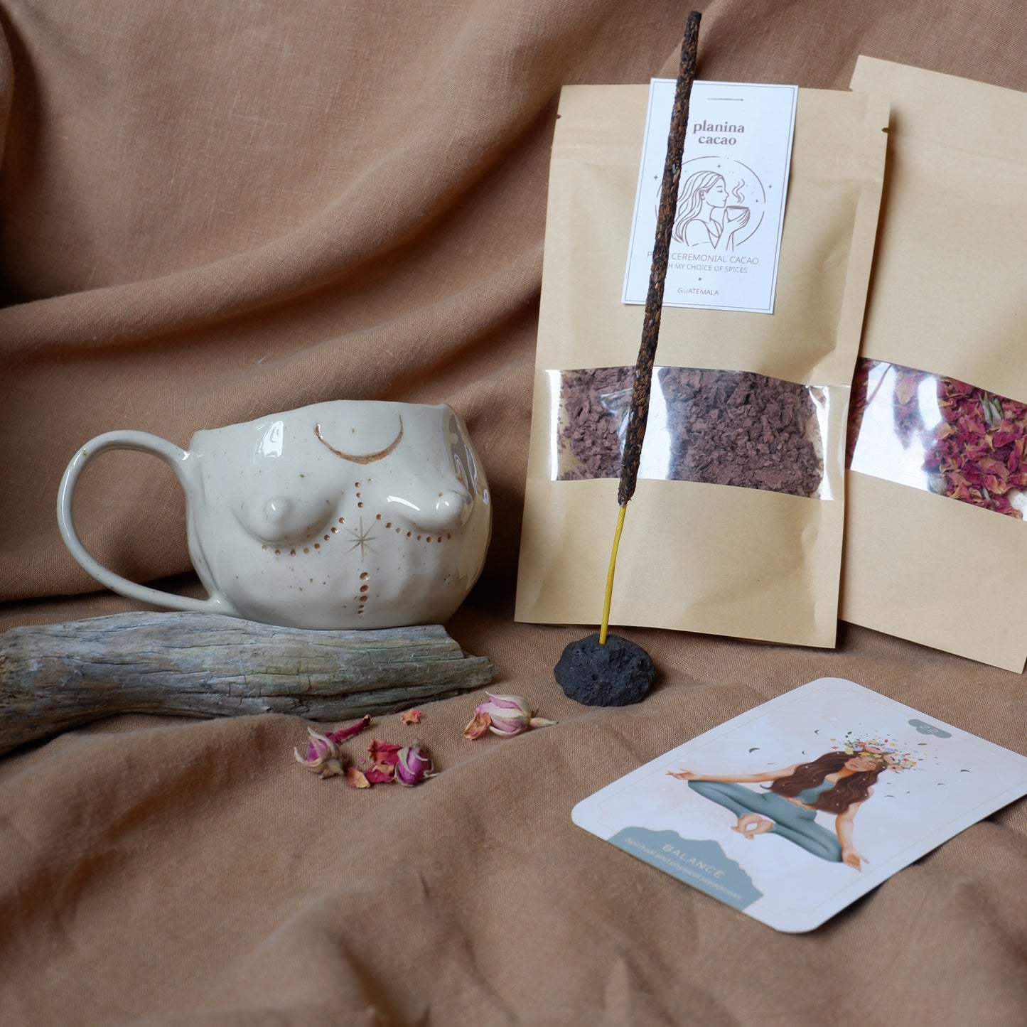 Self love ritual box (beige mug)