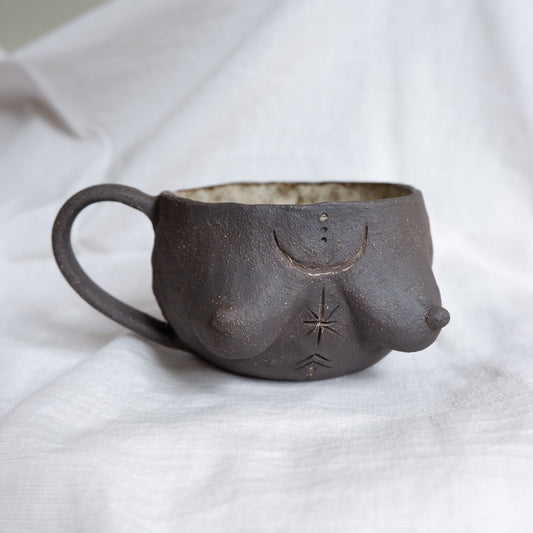 Rooted Collection // Carved tattoo mug / symbolizes growth and illumination