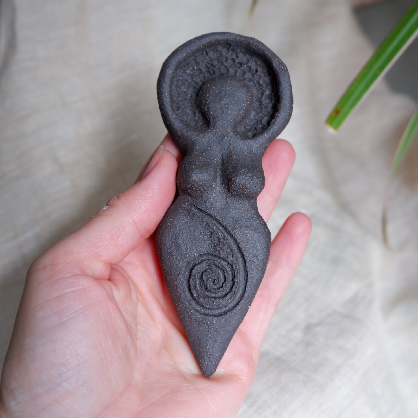Clay Goddess sculpture no.2
