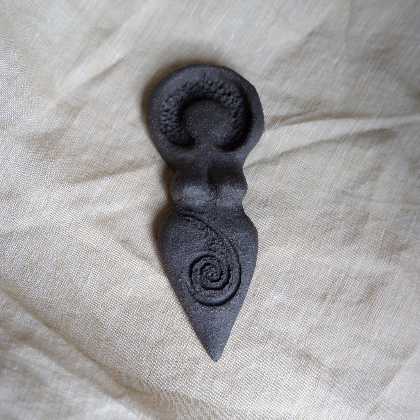 Clay Goddess sculpture no.2