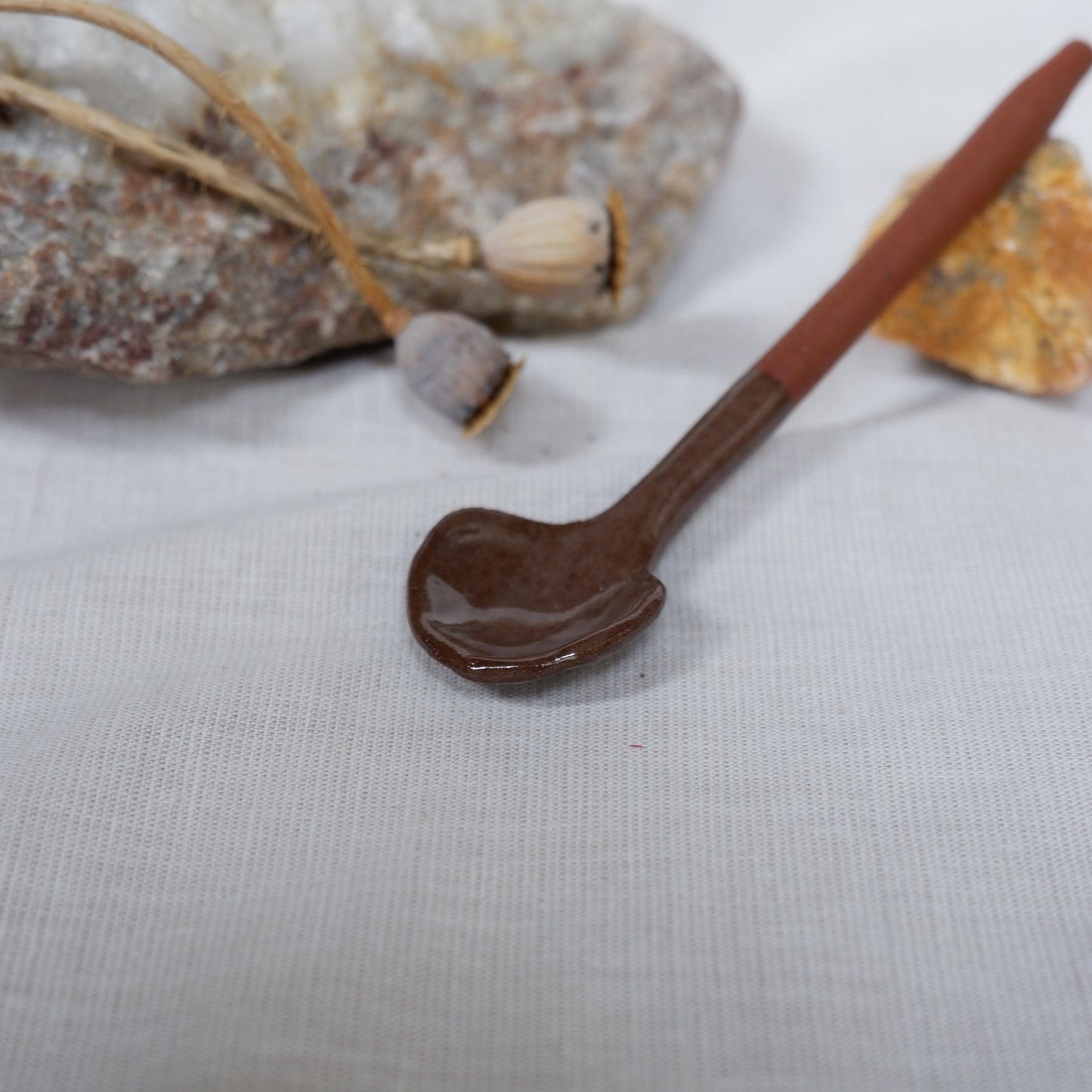Ember Collection // mini ceramic spoon