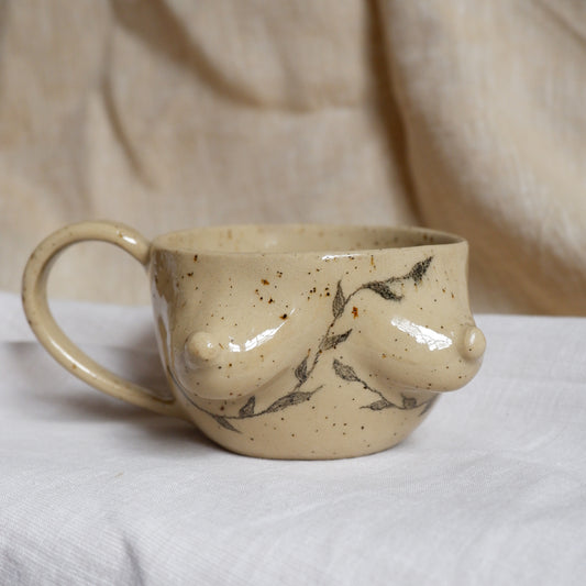 Hand-Drawn Tattoo Mug // Growth
