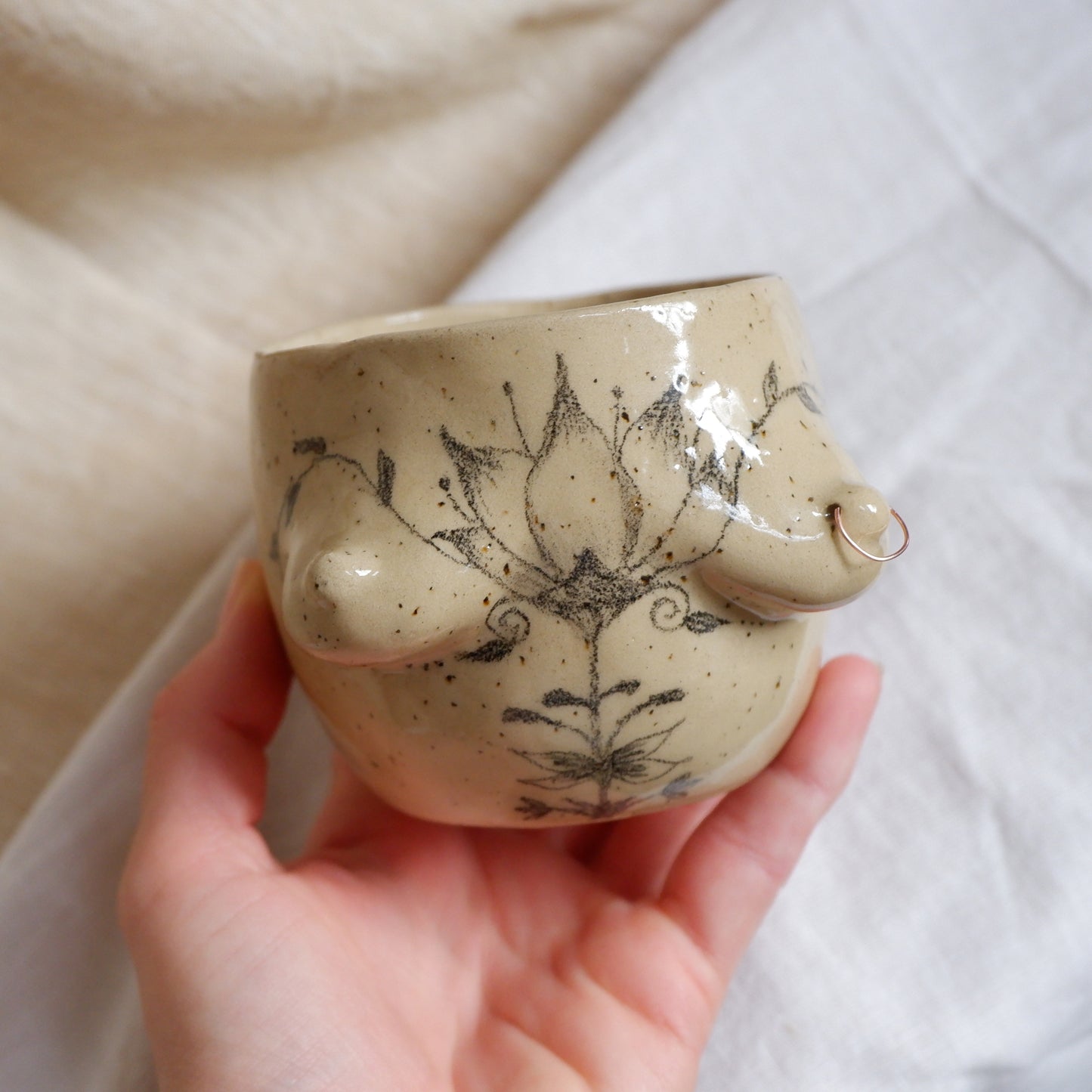 Hand-Drawn Tattoo Mug // Nurture