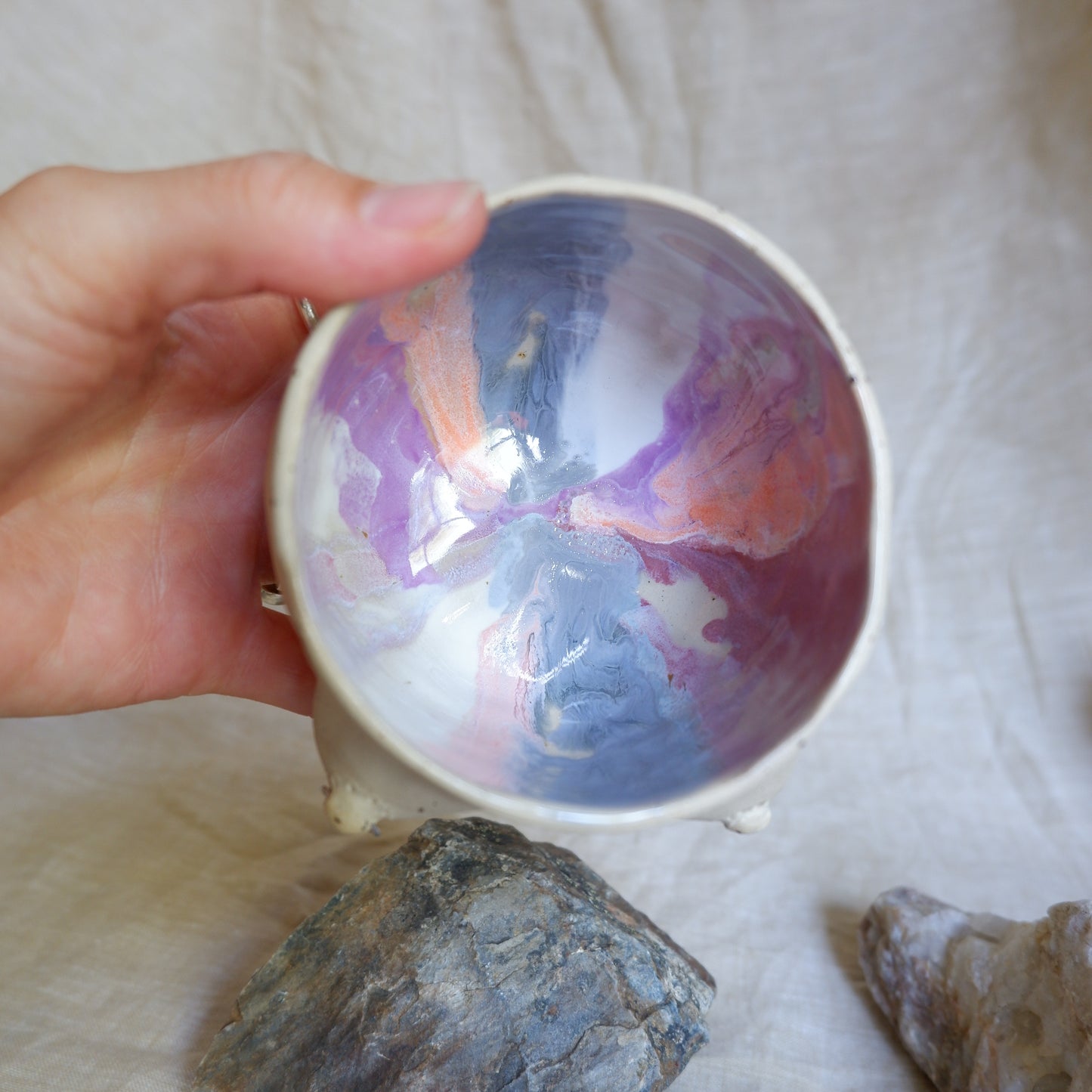 Rooted Collection - Pierced mug of Creativity & Journey