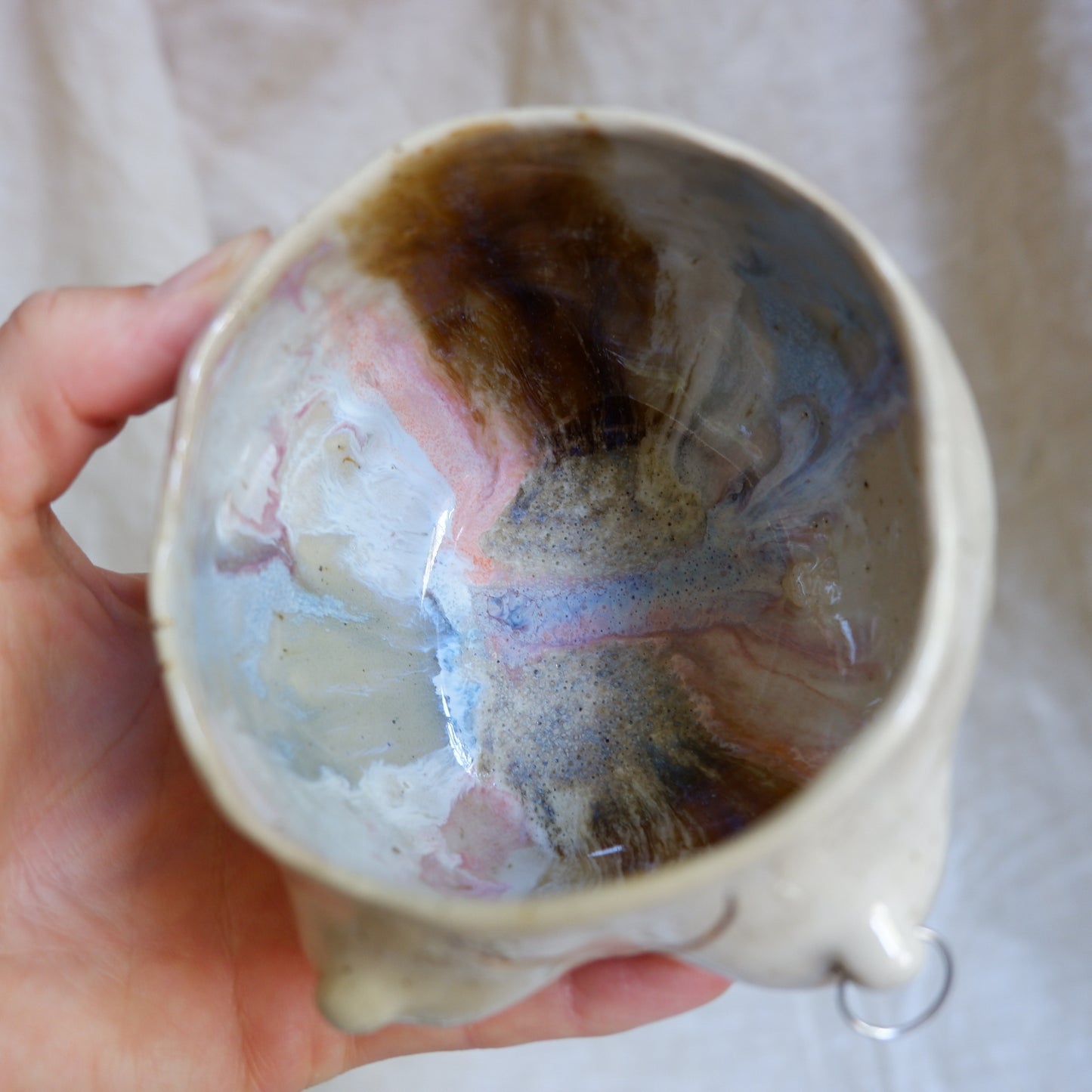 Rooted Collection - Pierced mug of Reflection & Connection