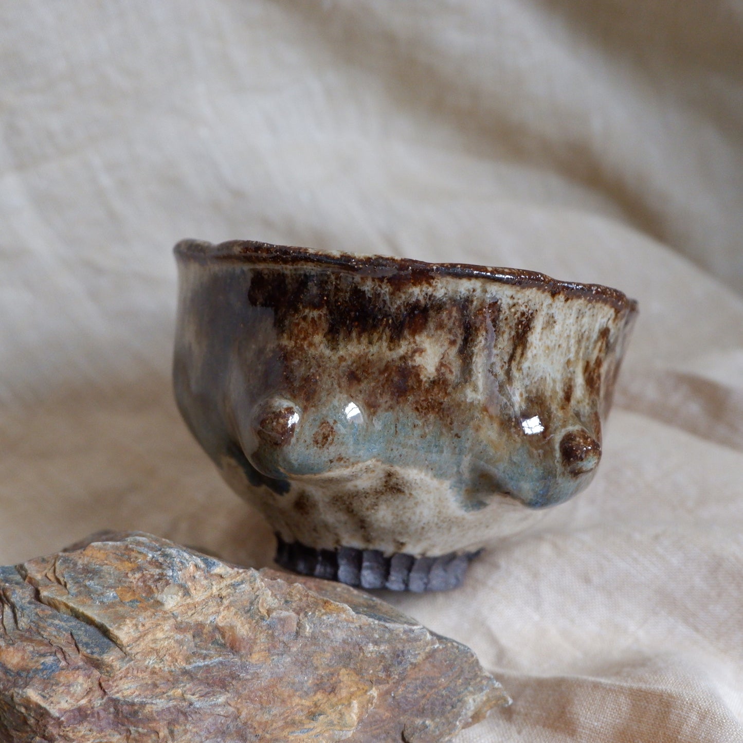 Rooted Collection // Goddess Mug with blue