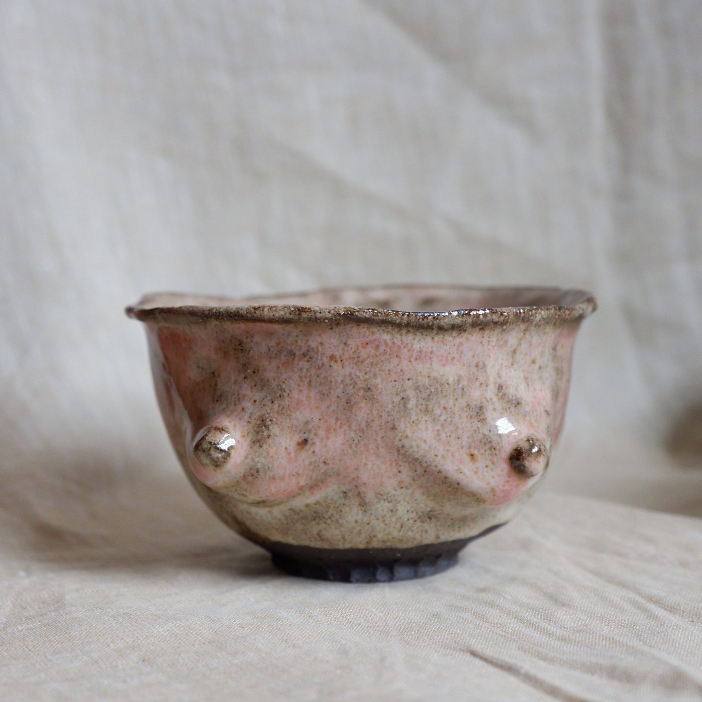 Rooted Collection // Goddess Mug in beige and rose