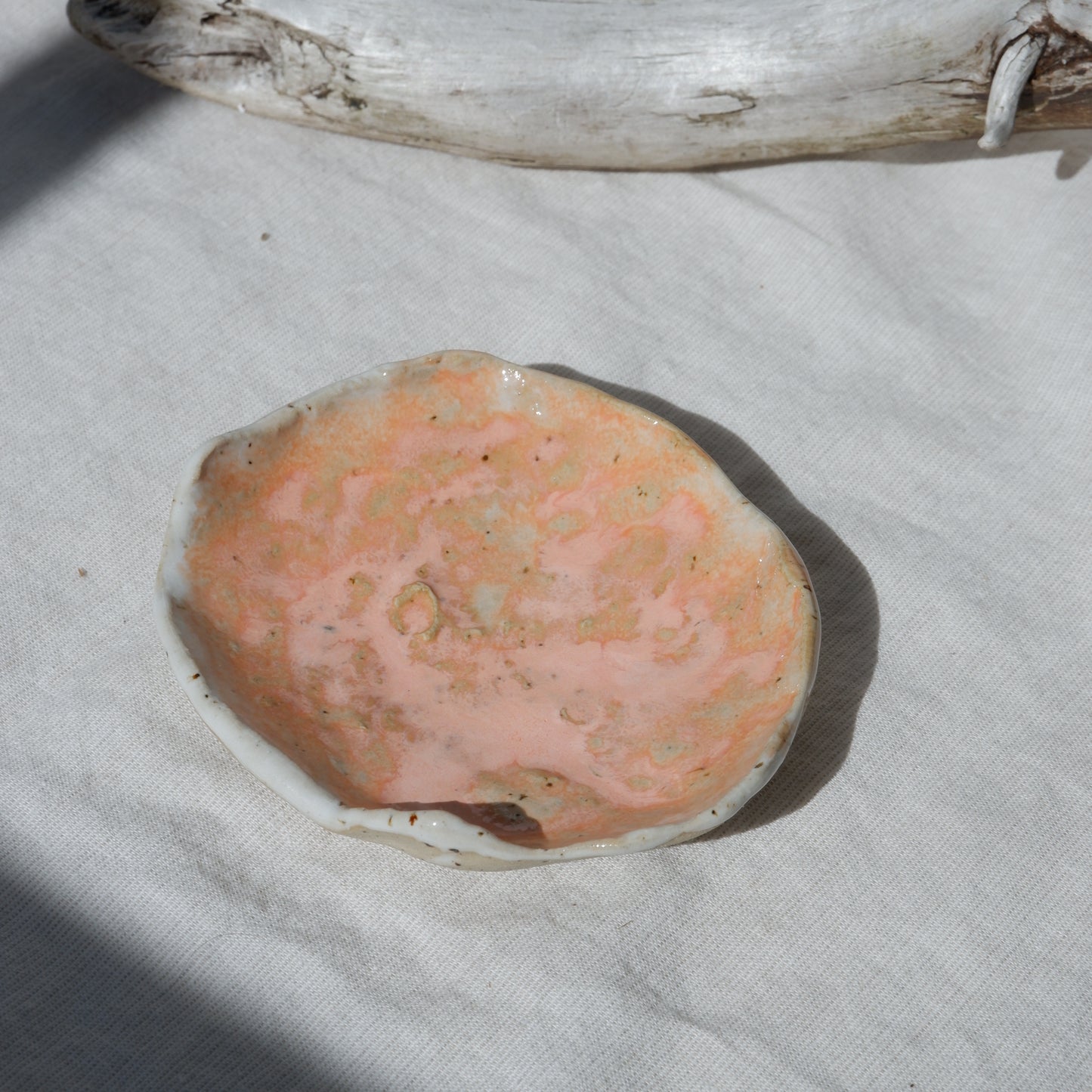 Colorful ceramic dish