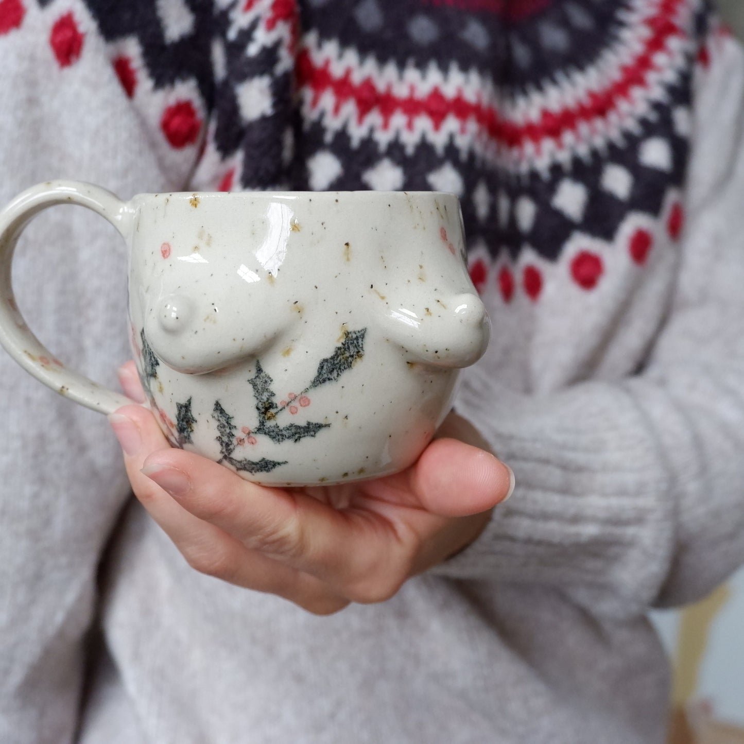 Holiday Mug - Winter Holly