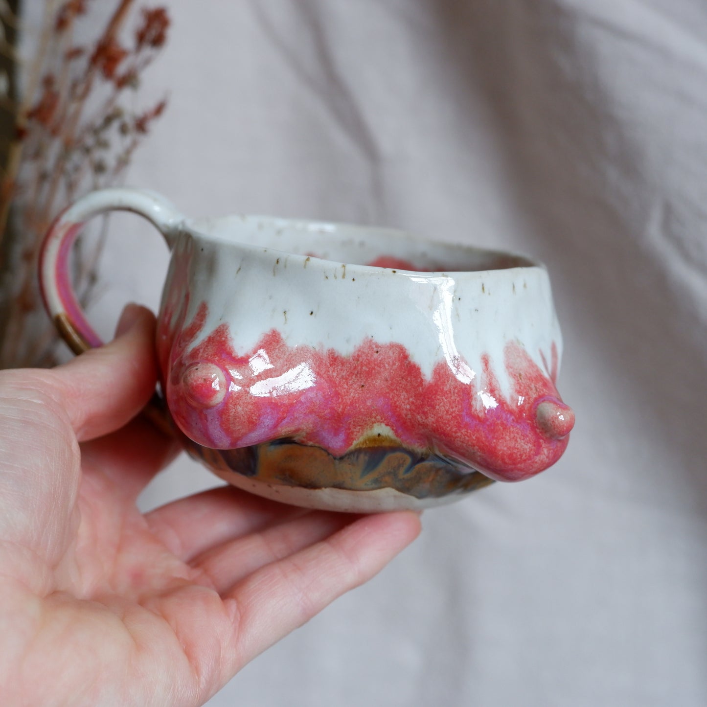 Rose Glow Mug / slow down