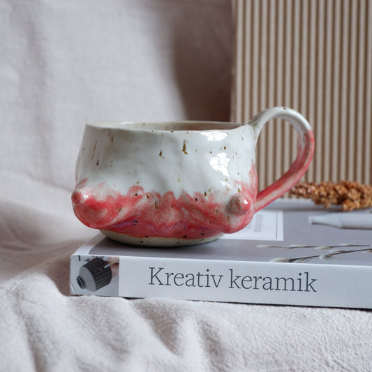 Rose Glow Mug / trust your path (for left-handed)