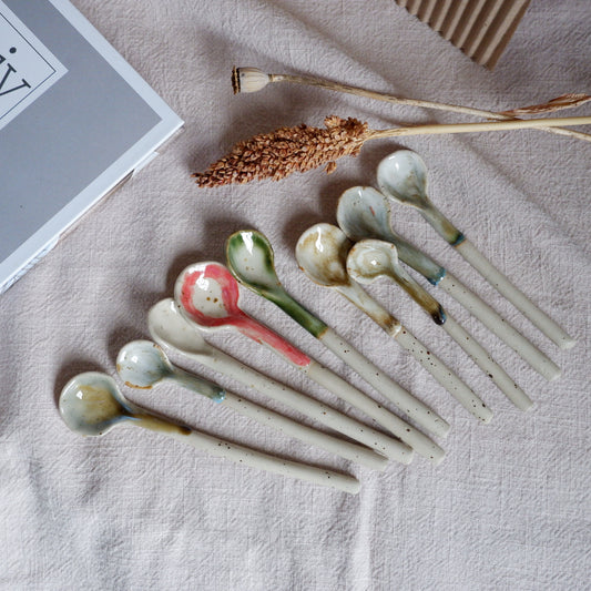Ceramic spoons