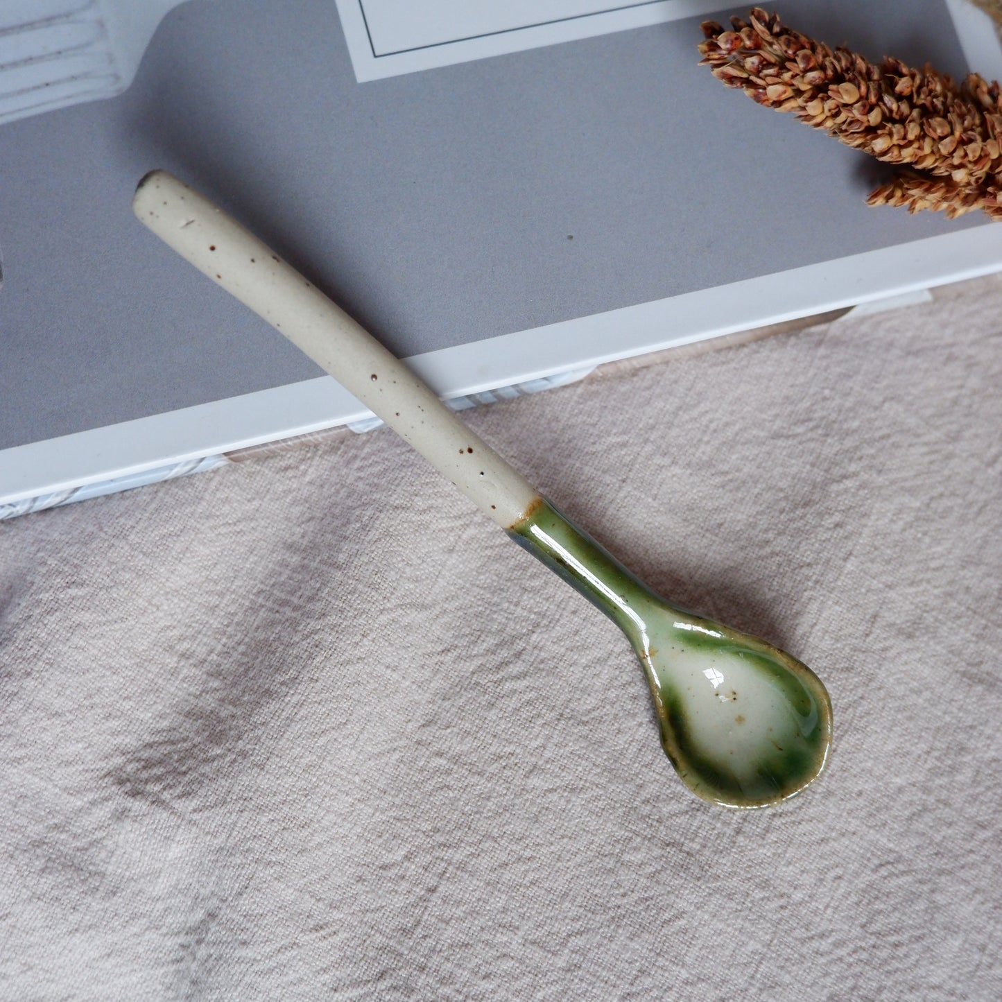 Ceramic spoons