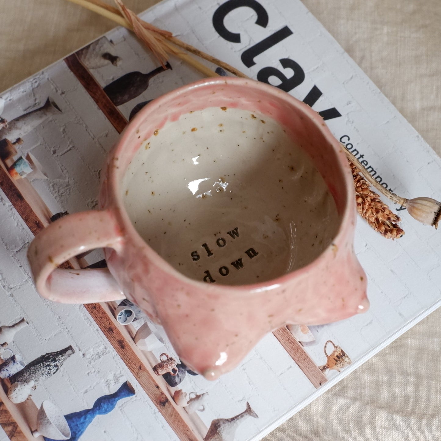 Blush Dawn Mug / slow down