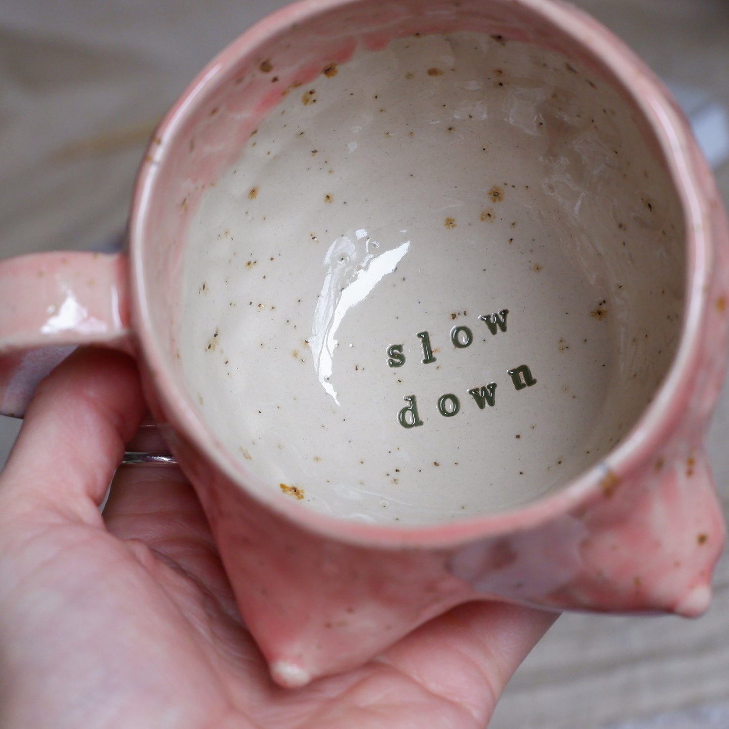 Blush Dawn Mug / slow down