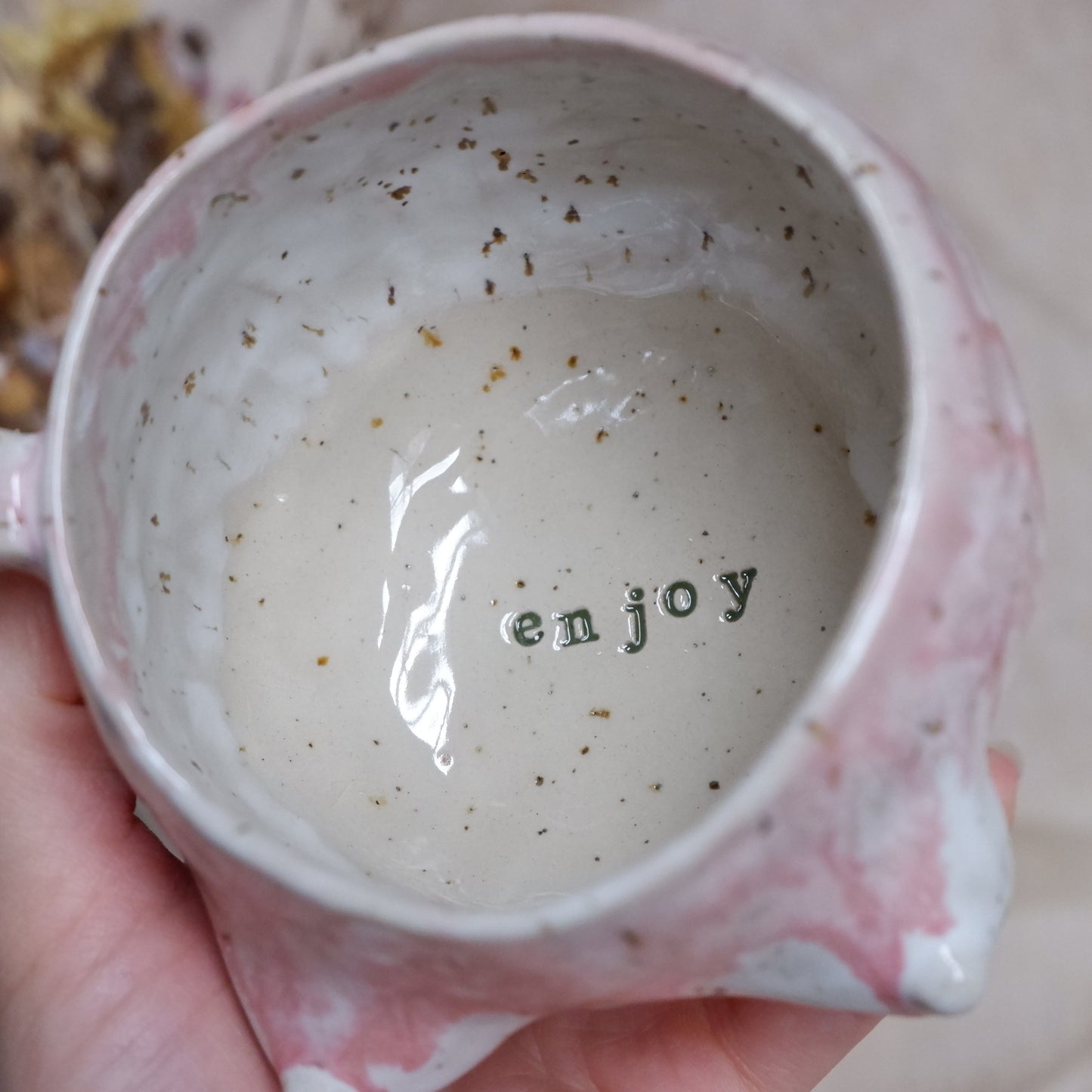 Winter Peony Mug / enjoy