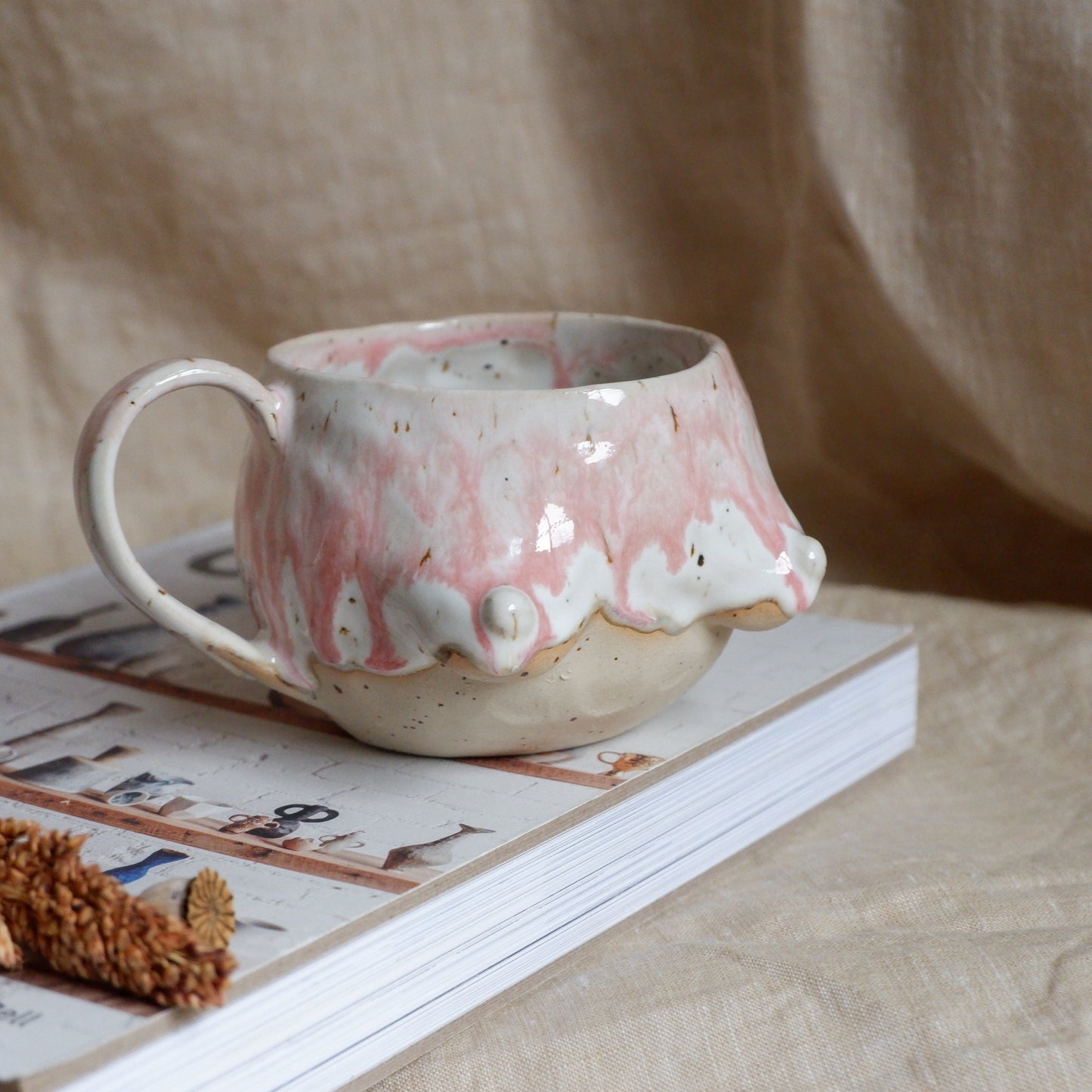 Winter Peony Mug / enjoy