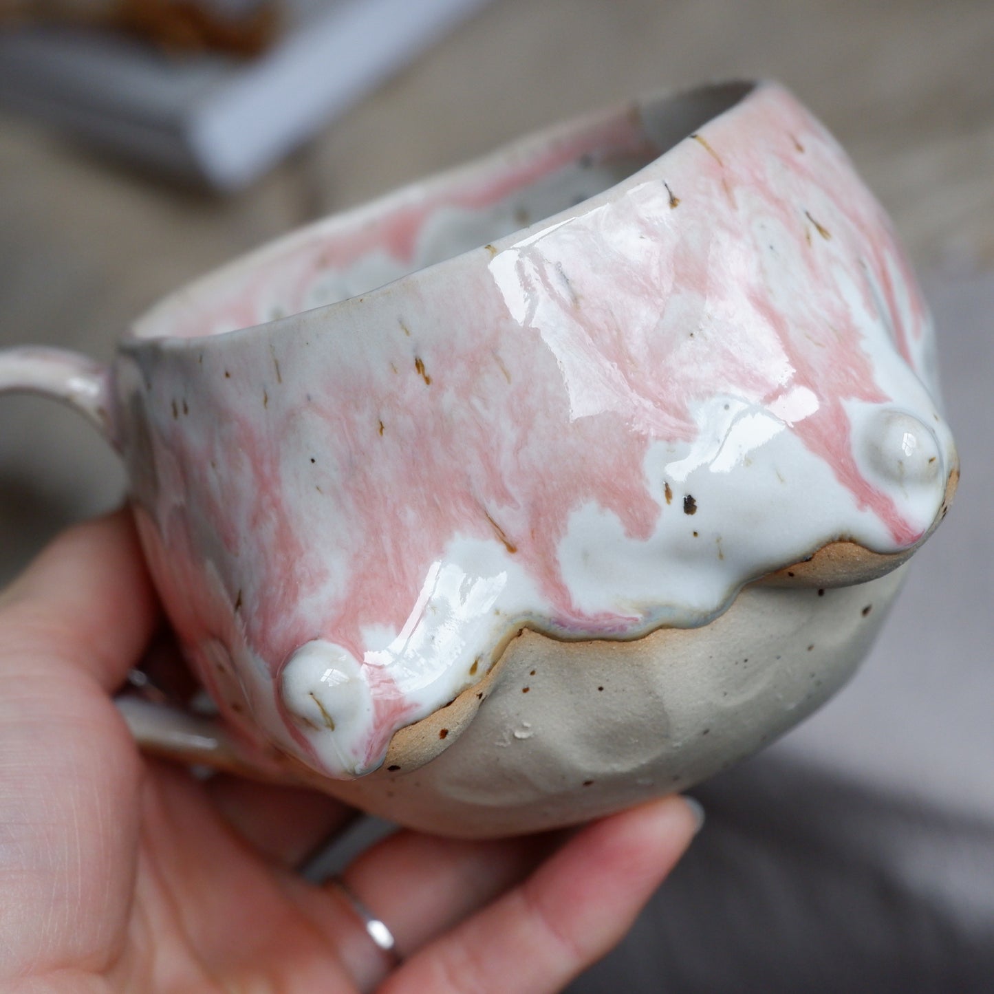 Winter Peony Mug / enjoy