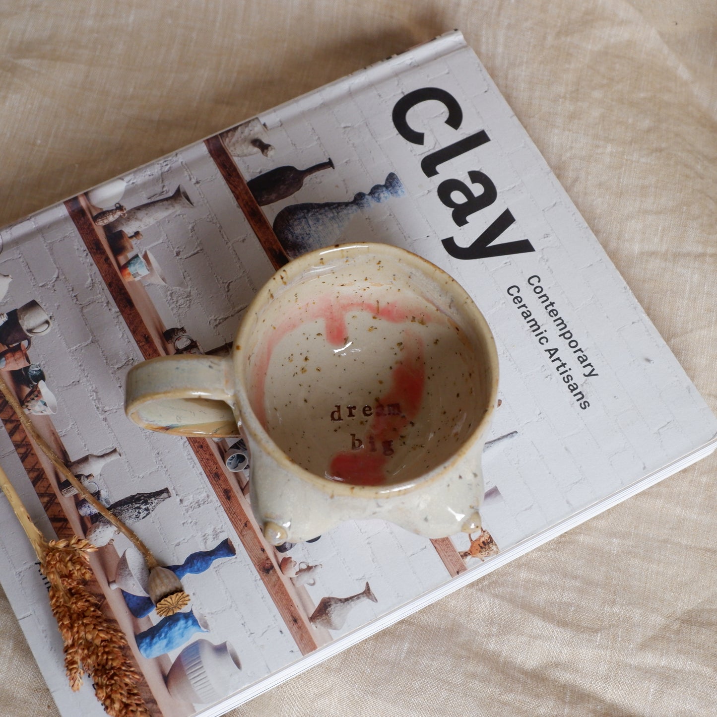 Sandstone Glow Mug / dream big