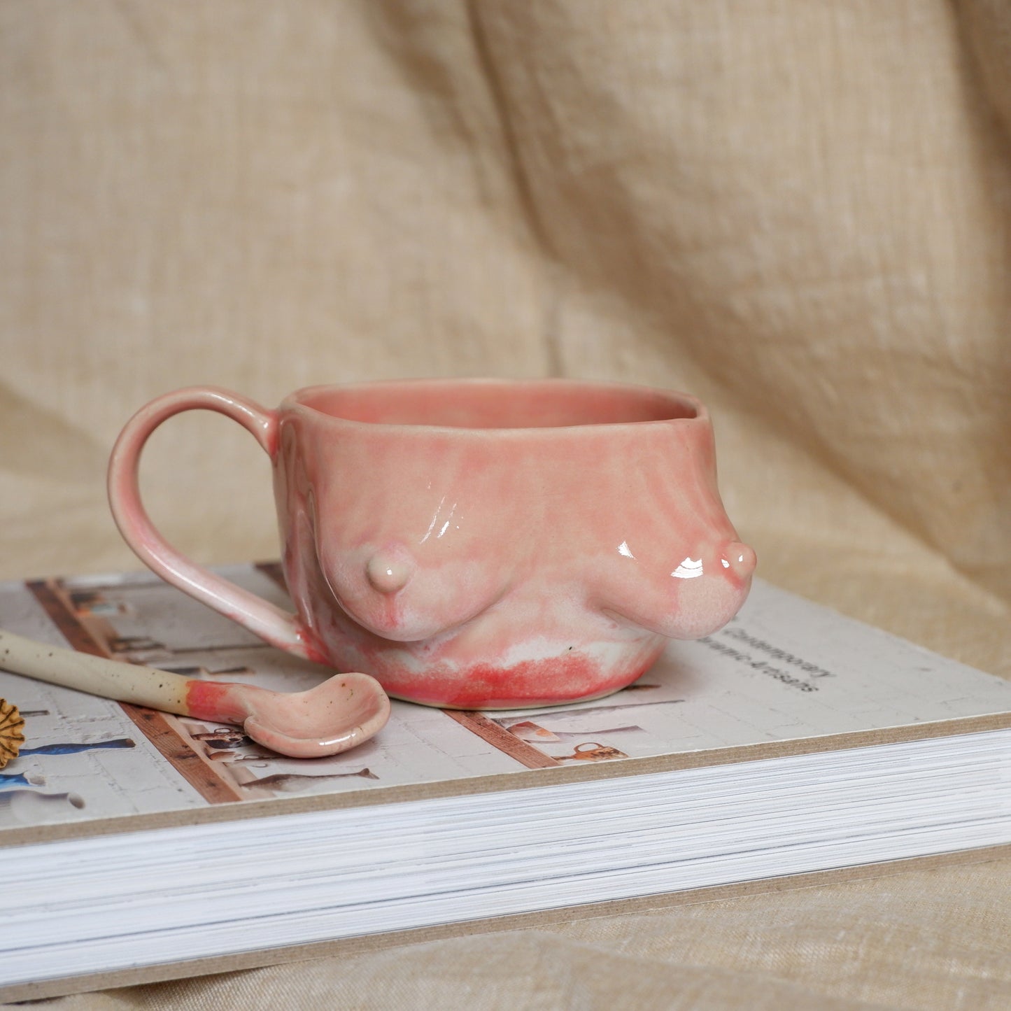 Blush Dawn Mug / love your curves
