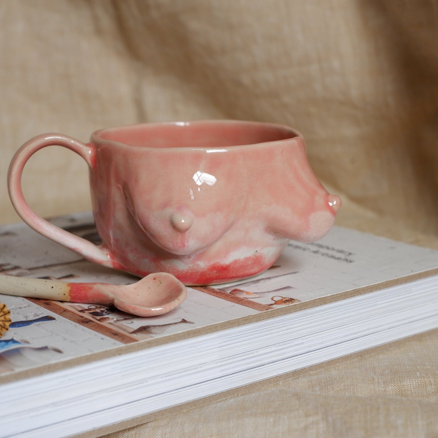 Blush Dawn Mug / love your curves