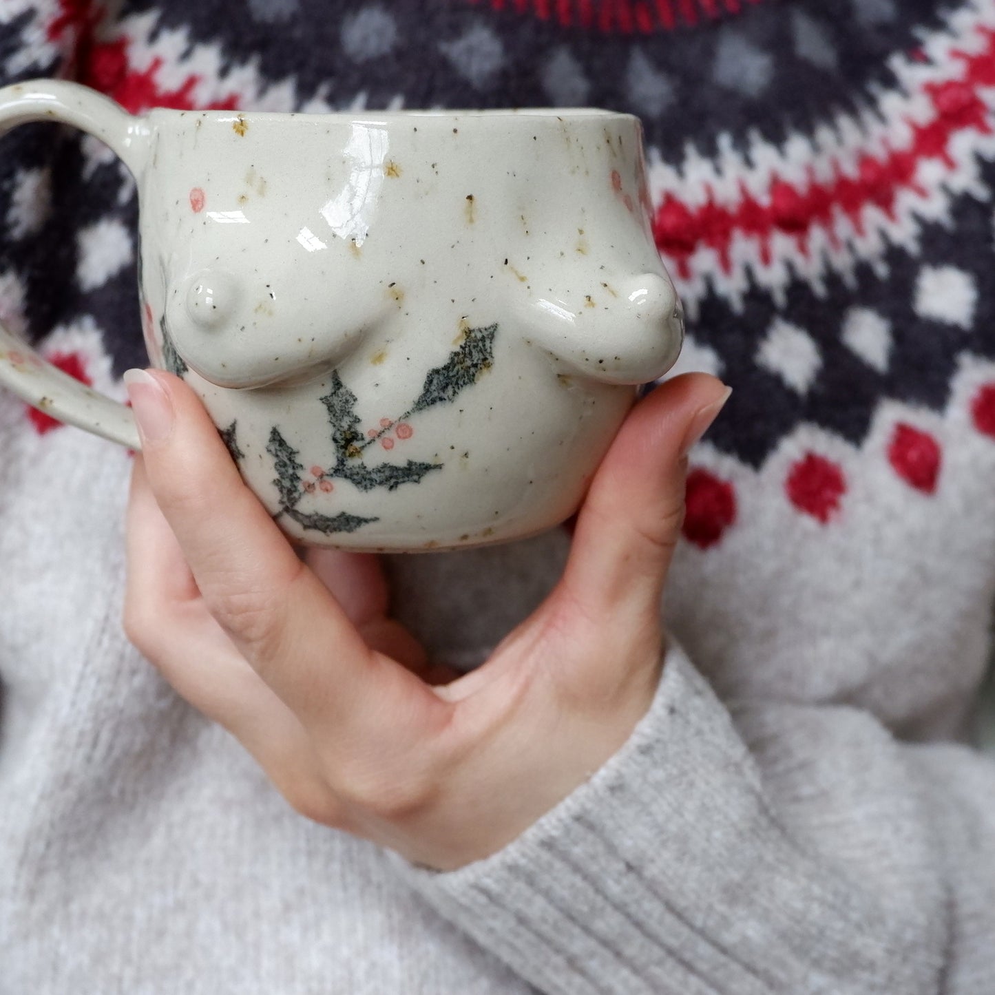 Holiday Mug - Winter Holly