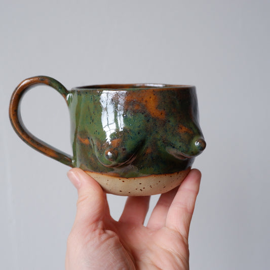 Forest Heart Mug with a handle