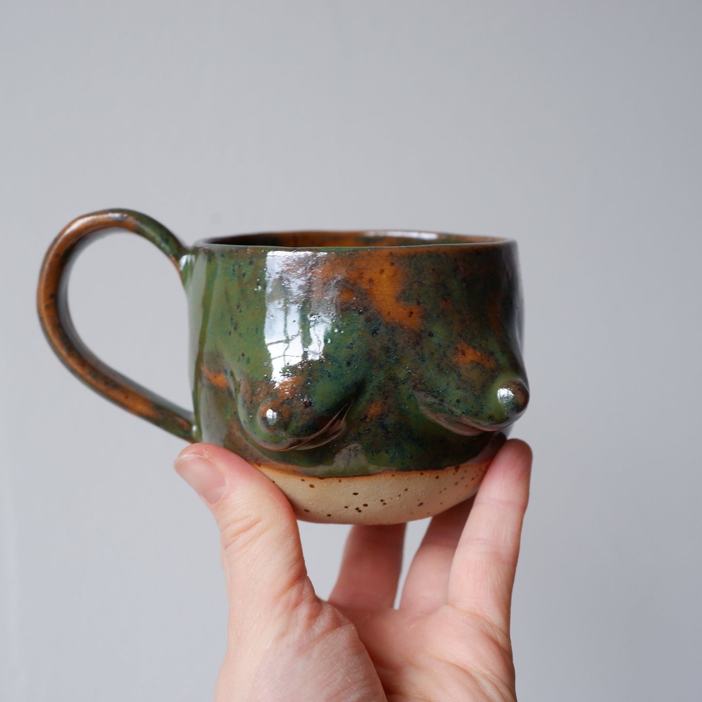 Forest Heart Mug with a handle