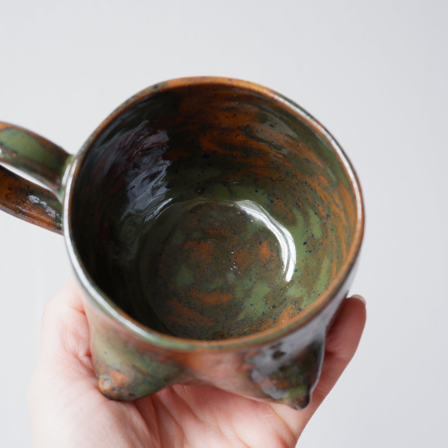 Forest Heart Mug with a handle