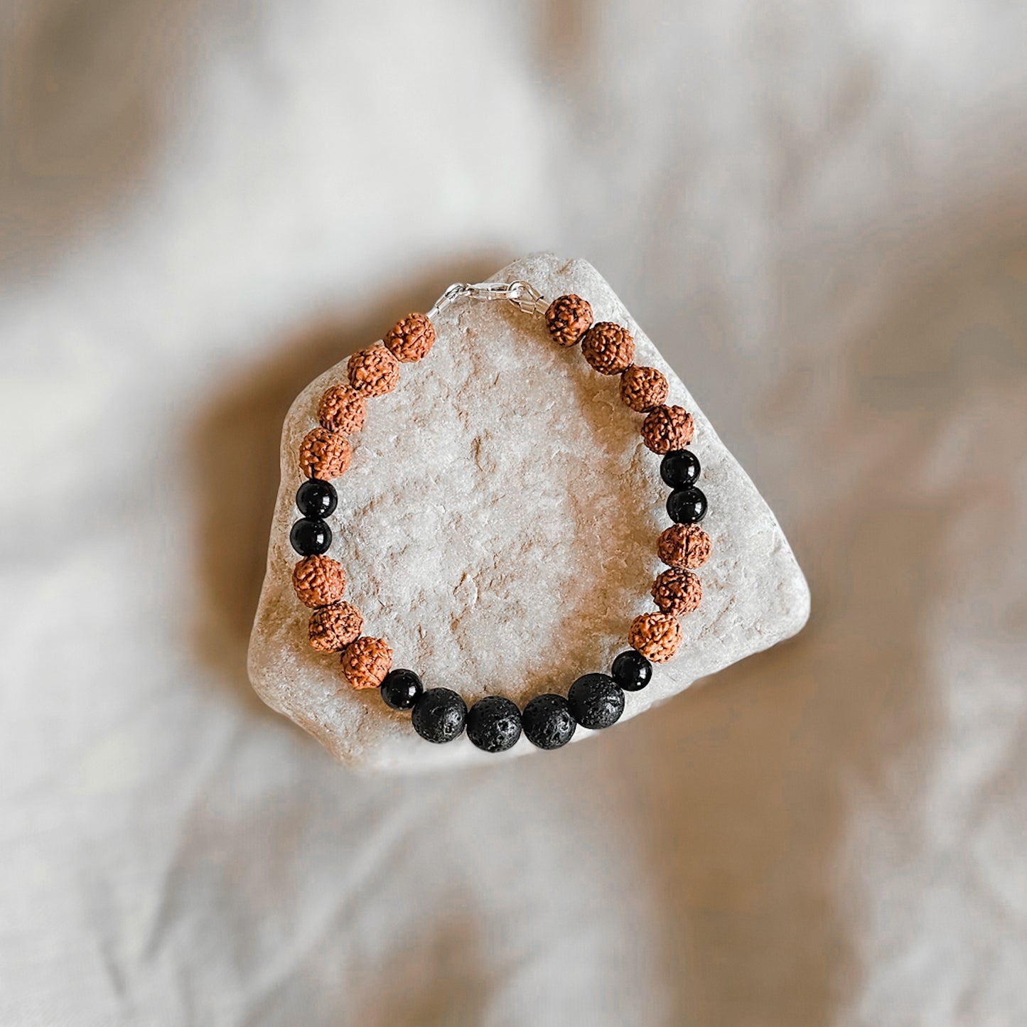 Black lava bracelet