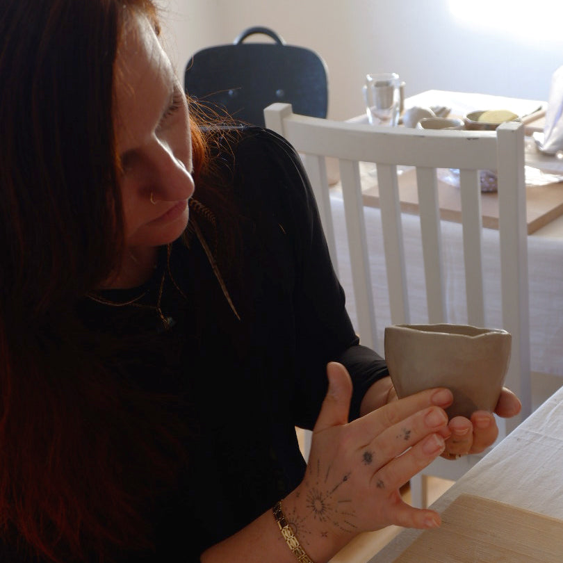 Clay Date Night for two / with sparkling wine, photos & ceramic gift